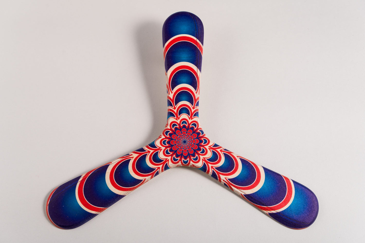 Bumerán arcos azules