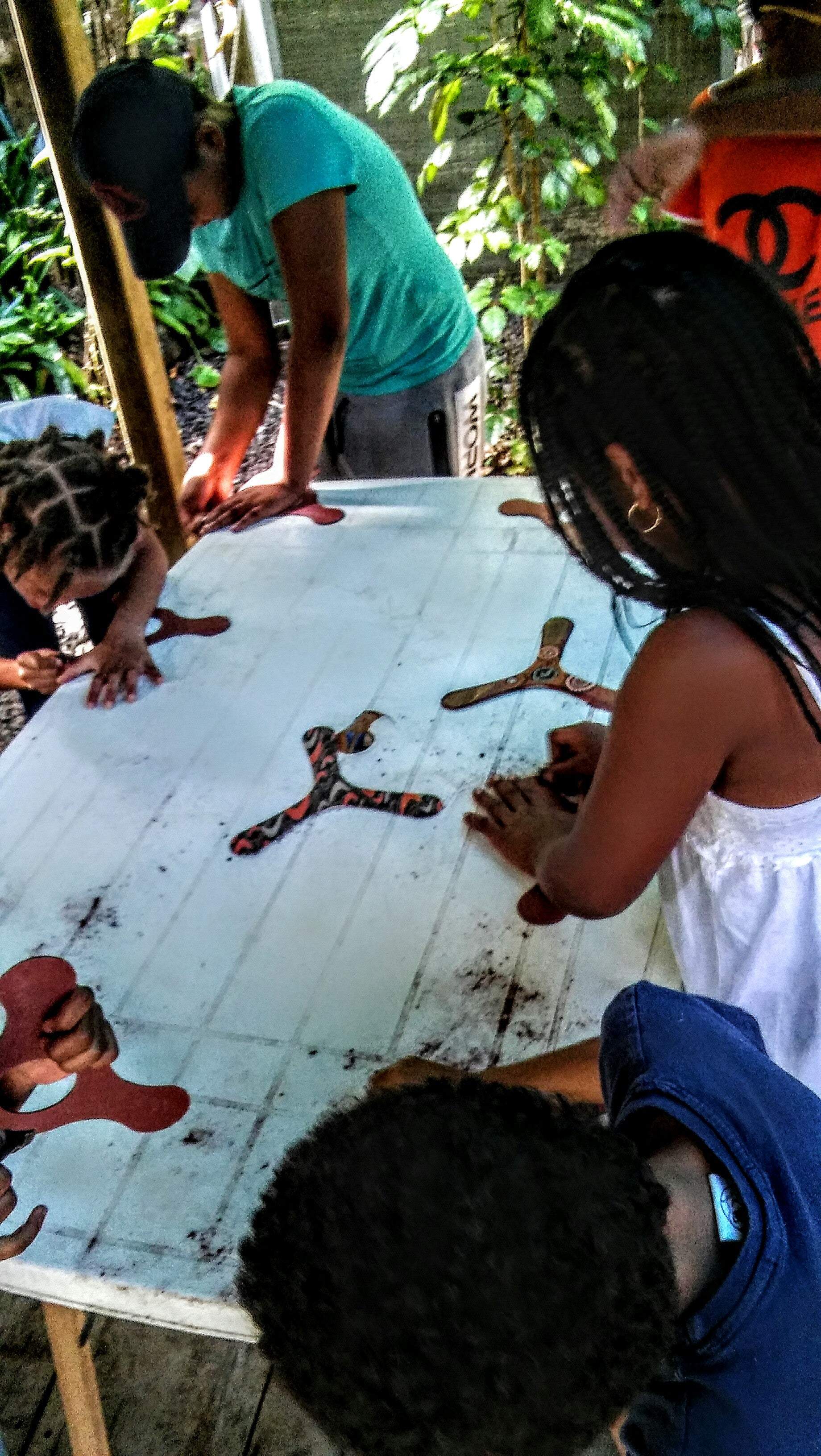 atelier de fabrication de boomerang
