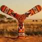 boomerang en bois pour débutant motifs africains