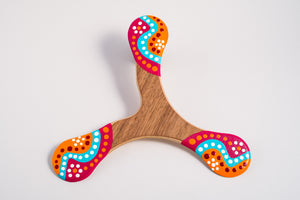 Wooden Boomerang for adults, the Barramundi