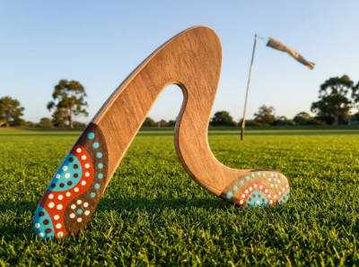boomerang Yumba bipale en bois pour adulte