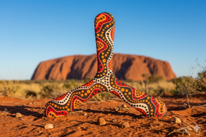 boomerang australien décoratif
