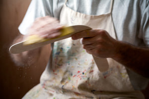 la fabrication et le ponçage