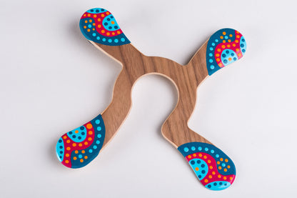 Houten boemerang, de Waratah
