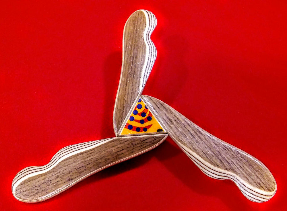 Boomerang decorativo in legno, il Wulaki