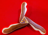 Boomerang décoratif en bois, le Wulaki