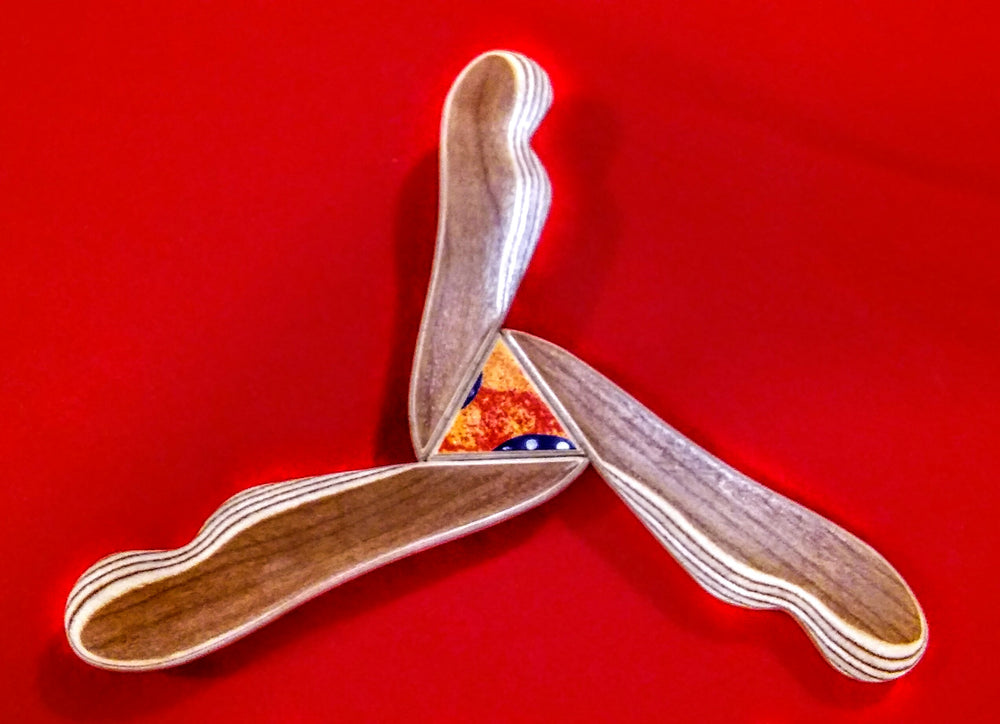 Boomerang decorativo in legno, il Wulaki