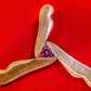 Decoratieve houten boemerang, de Wulaki