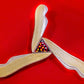 Decoratieve houten boemerang, de Wulaki