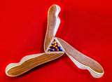 Boomerang décoratif en bois, le Wulaki