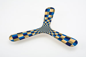 Boomerang moderne en bois 