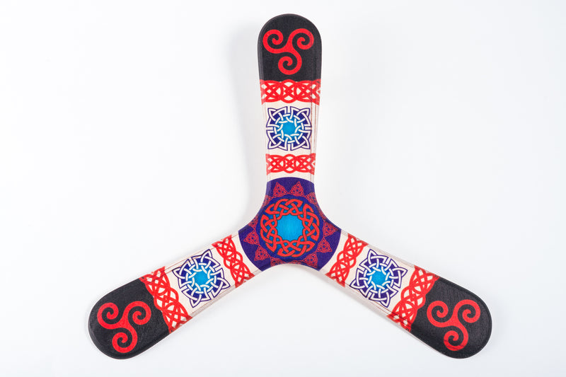 Bumerán decorativo de madera, el Wulaki – Wallaby boomerangs