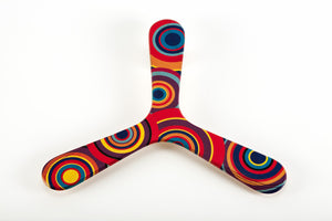Boomerang Sixties en bois