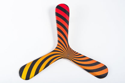 Boomerang tripale Spirale en bois