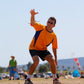 Stéphane Marguerite en compétition au Championnat Européen de Boomerang 2015 – lancer sportif de précision