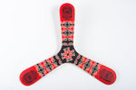 Boomerang maori en bois artisanal 