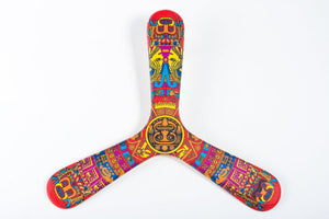Boomerang Maya en bois 