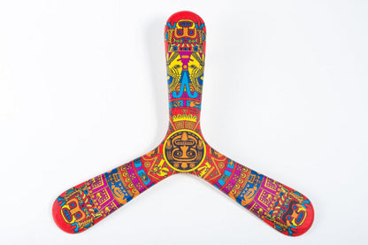 Boomerang Maya en bois 